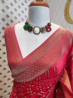Georgette Banarasi 2 bias line design - Image 68