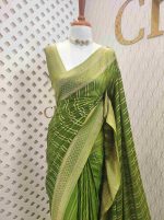 Georgette Banarasi 2 bias line design - Image 11