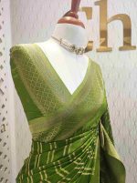 Georgette Banarasi 2 bias line design - Image 13