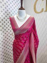 Georgette Banarasi 2 bias line design - Image 15