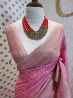 Georgette Banarasi 2 bias line design - Image 20