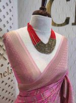 Georgette Banarasi 2 bias line design - Image 21
