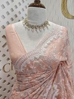 Kota silk with colorful thread work and beads work - Image 2
