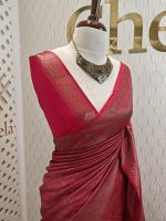 Soft katan with creeper veins and small flower design - Image 24