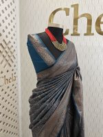 Soft katan with creeper veins and small flower design - Image 27