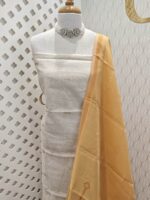 Chanderi salwar with cave art pattern