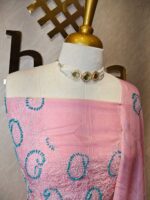 Tussar salwaar with double color mango pattern - Image 10