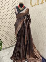 Soft katan with creeper veins and small flower design - Image 7