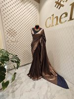 Soft katan with creeper veins and small flower design - Image 9