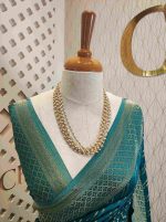 Georgette Banarasi 2 bias line design - Image 79