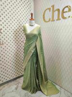 Georgette Banarasi 2 bias line design - Image 74
