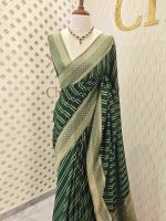 Georgette Banarasi 2 bias line design - Image 85