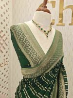 Georgette Banarasi 2 bias line design - Image 88