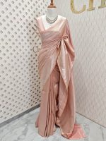 Banarasi with diamond shape buttas and small mango design on border - Image 3