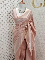 Banarasi with diamond shape buttas and small mango design on border