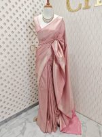 Banarasi with diamond shape buttas and small mango design on border - Image 16
