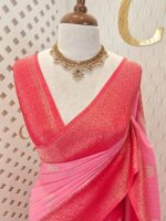 Soft Tussar With Temple Buttas Design - Image 61