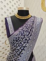 Banarasi with big bud triangle weave - Image 2