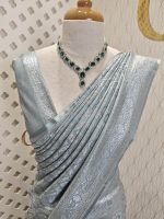 Banarasi with big bud triangle weave - Image 23