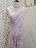 Banarasi with big bud triangle weave - Image 19