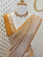 Banarasi with diamond and floral vein strock - Image 2