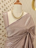 Banarasi with peacock and creeper veins design - Image 18