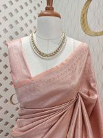 Banarasi with peacock and creeper veins design - Image 12