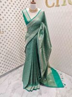 Banarasi with ring  around bud design - Image 37