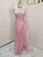 Organza with hanging sequance scalp border - Image 6