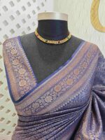 Soft katan with bias curvy weave design - Image 3