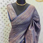 Soft katan with bias curvy weave design