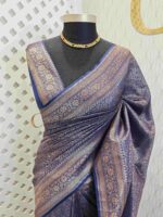 Soft katan with bias curvy weave design