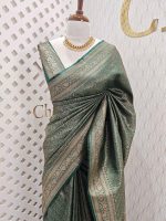 Soft katan with bias curvy weave design - Image 17