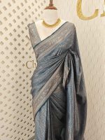 Soft katan with bias curvy weave design - Image 11
