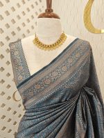 Soft katan with bias curvy weave design - Image 12