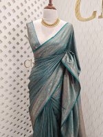 Soft katan with bias curvy weave design - Image 8
