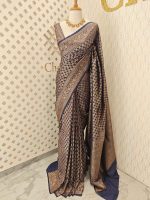soft katan with small flower bouquet design - Image 7