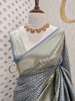 Soft katan with gold clover leaf butta - Image 30