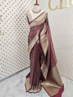 Soft katan with gold clover leaf butta - Image 28
