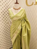 Soft katan with gold clover leaf butta - Image 17