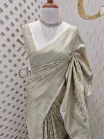Banarasi with brocade jacquard weave design - Image 6