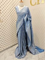 Banarasi with brocade jacquard weave design - Image 3
