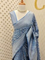 Banarasi with brocade jacquard weave design