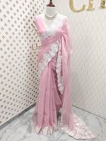 Organza With Cord Embroidery - Image 13