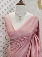 Banarasi with 4 edge flower butta - Image 24