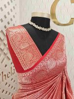 Banarasi with tiny kolam filling design - Image 2
