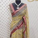 Chandheri with presley block print