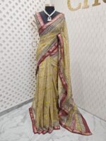 Chandheri with presley block print - Image 3