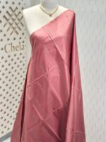 Kanjeevaram with modfied zigzag pallu and geometric butta body - Image 9