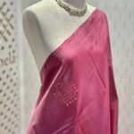 Kanjeevaram with geometrical kolam like buttas